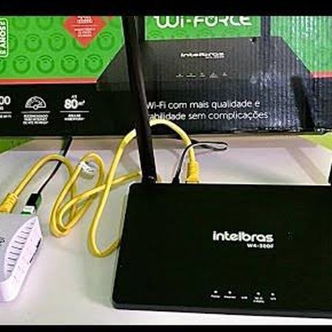 Roteador Wi-Fi corporativo instalado